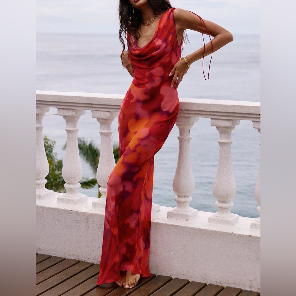 Bydee Andressa Dress in Floresta XS NWT